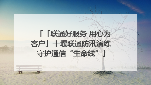 「联通好服务 用心为客户」十堰联通防汛演练守护通信“生命线”