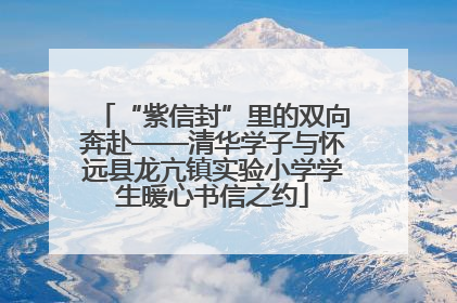 “紫信封”里的双向奔赴——清华学子与怀远县龙亢镇实验小学学生暖心书信之约