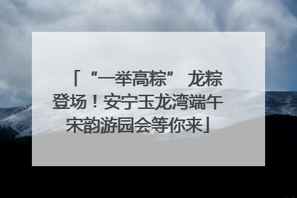 “一举高粽” 龙粽登场！安宁玉龙湾端午宋韵游园会等你来