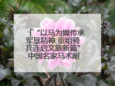 “以马为媒传承军垦精神 重组骑兵连启文旅新篇” 中国名家马术耐力邀请赛（一八五团站）暨重启骑兵连活动正式启动