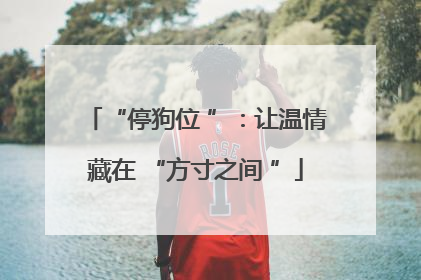 “停狗位 ”：让温情藏在 “方寸之间 ”