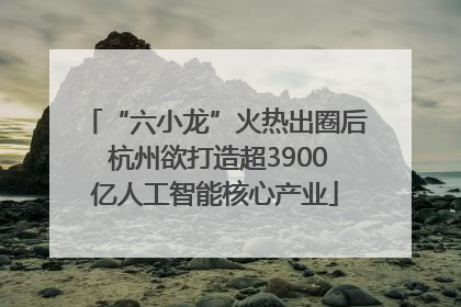 “六小龙”火热出圈后 杭州欲打造超3900亿人工智能核心产业