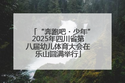 “奔跑吧・少年”2025年四川省第八届幼儿体育大会在乐山圆满举行