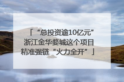 “总投资逾10亿元” 浙江金华婺城这个项目精准强链“火力全开”