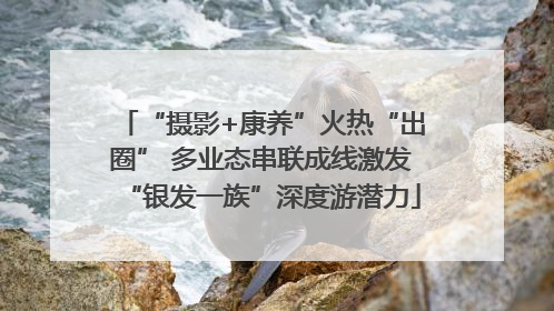 “摄影+康养”火热“出圈” 多业态串联成线激发“银发一族”深度游潜力