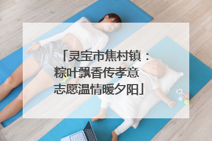 灵宝市焦村镇：粽叶飘香传孝意 志愿温情暖夕阳