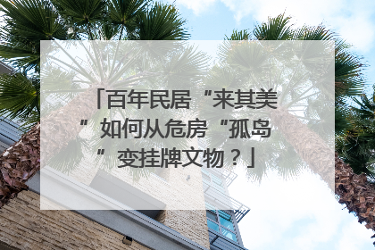 百年民居“来其美”如何从危房“孤岛”变挂牌文物？