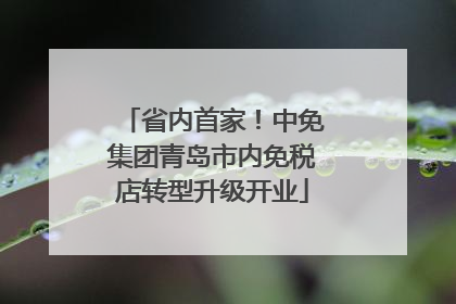 省内首家！中免集团青岛市内免税店转型升级开业