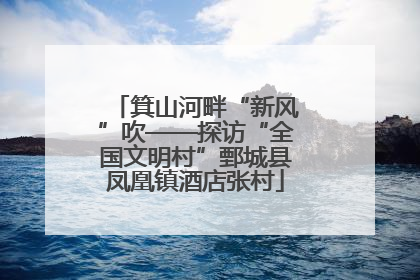 箕山河畔“新风”吹——探访“全国文明村”鄄城县凤凰镇酒店张村
