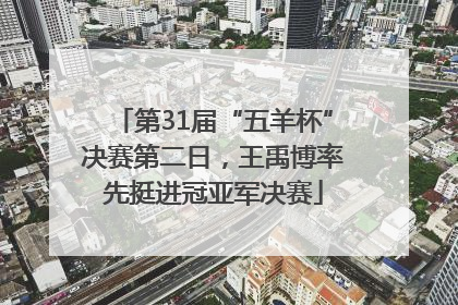 第31届“五羊杯”决赛第二日，王禹博率先挺进冠亚军决赛