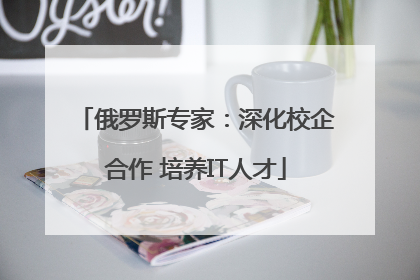 俄罗斯专家：深化校企合作 培养IT人才