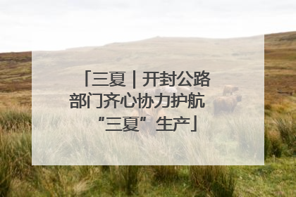 三夏｜开封公路部门齐心协力护航“三夏”生产