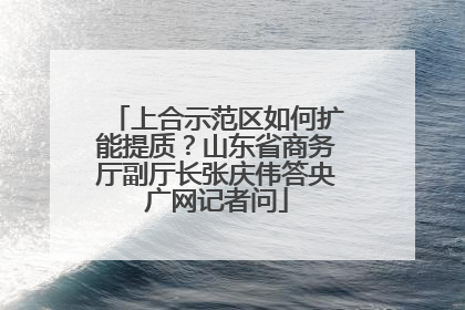 上合示范区如何扩能提质？山东省商务厅副厅长张庆伟答央广网记者问
