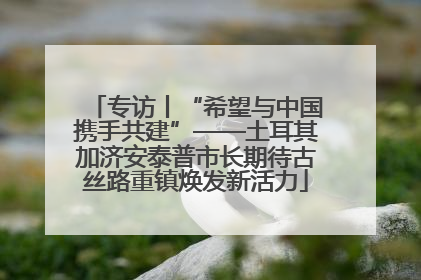 专访丨“希望与中国携手共建”——土耳其加济安泰普市长期待古丝路重镇焕发新活力