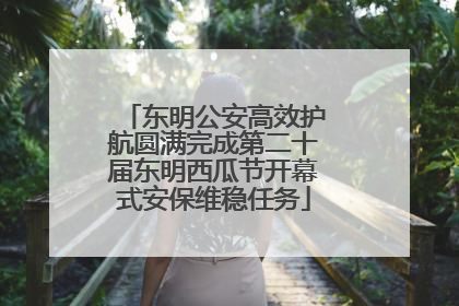 东明公安高效护航圆满完成第二十届东明西瓜节开幕式安保维稳任务