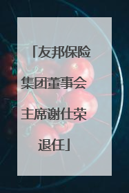 友邦保险集团董事会主席谢仕荣退任