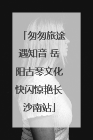 匆匆旅途遇知音 岳阳古琴文化快闪惊艳长沙南站