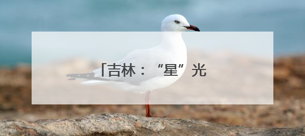 吉林：“星”光何以如此灿烂