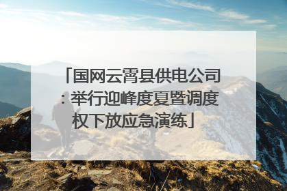 国网云霄县供电公司：举行迎峰度夏暨调度权下放应急演练