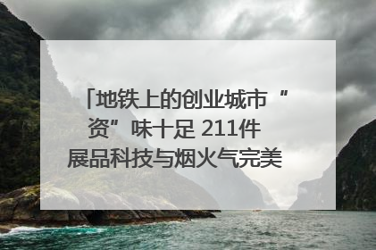 地铁上的创业城市“资”味十足 211件展品科技与烟火气完美融合｜西博视界