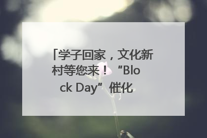 学子回家，文化新村等您来！“Block Day”催化学院式街区新生态