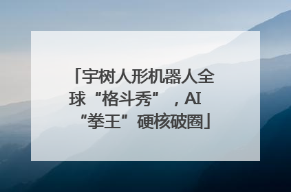 宇树人形机器人全球“格斗秀”，AI“拳王”硬核破圈