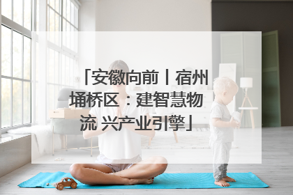 安徽向前丨宿州埇桥区：建智慧物流 兴产业引擎