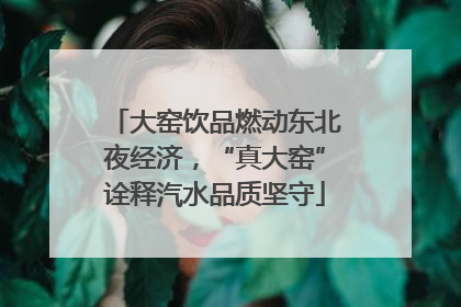 大窑饮品燃动东北夜经济，“真大窑”诠释汽水品质坚守