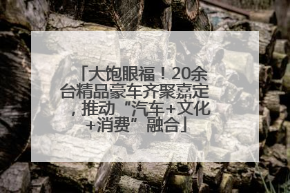 大饱眼福！20余台精品豪车齐聚嘉定，推动“汽车+文化+消费”融合
