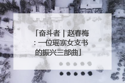 奋斗者｜赵春梅：一位瑶寨女支书的振兴三部曲