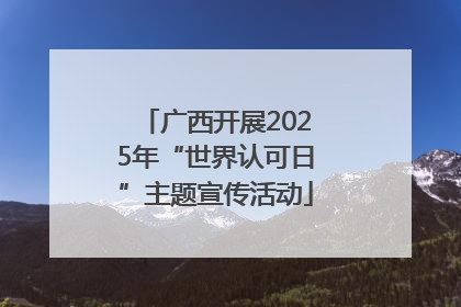 广西开展2025年“世界认可日”主题宣传活动