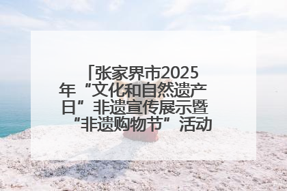 张家界市2025年“文化和自然遗产日”非遗宣传展示暨“非遗购物节”活动在慈利县盛大启幕