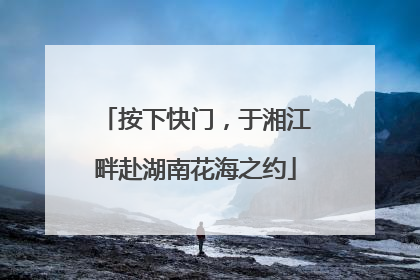 按下快门，于湘江畔赴湖南花海之约