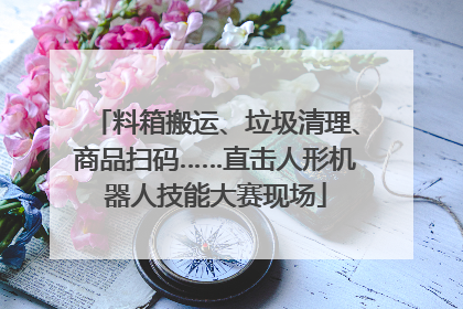 料箱搬运、垃圾清理、商品扫码……直击人形机器人技能大赛现场