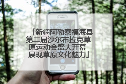 新疆阿勒泰福海县第二届沙尔布拉克草原运动会盛大开幕 展现草原文化魅力
