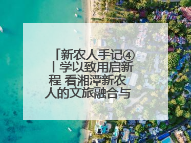 新农人手记④丨学以致用启新程 看湘潭新农人的文旅融合与产业升级之路