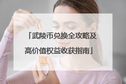 武陵币兑换全攻略及高价值权益收获指南