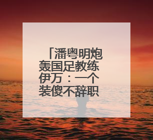 潘粤明炮轰国足教练伊万：一个装傻不辞职的所谓教练，你指望它拯救中国足球！此前曾多次发文评价国足