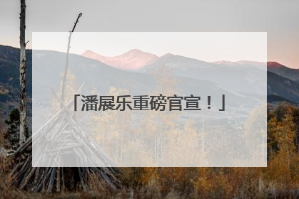 潘展乐重磅官宣！