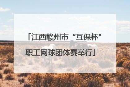 江西赣州市“互保杯”职工网球团体赛举行