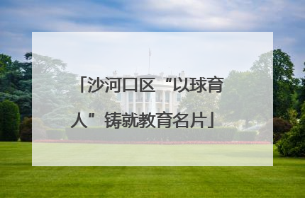沙河口区“以球育人”铸就教育名片