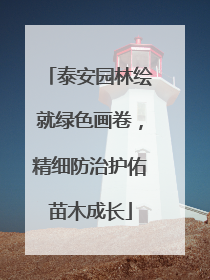 泰安园林绘就绿色画卷，精细防治护佑苗木成长