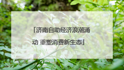 济南自助经济浪潮涌动 重塑消费新生态