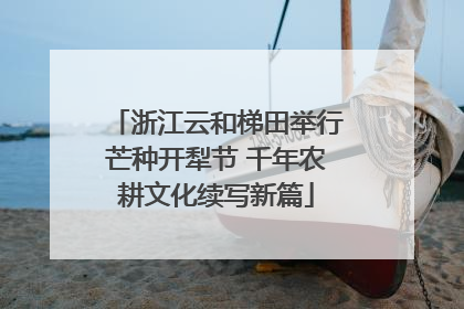 浙江云和梯田举行芒种开犁节 千年农耕文化续写新篇