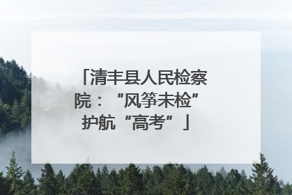 清丰县人民检察院：“风筝未检”护航“高考”