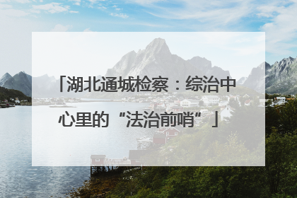 湖北通城检察：综治中心里的“法治前哨”