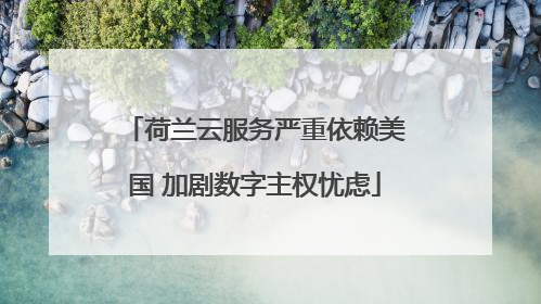 荷兰云服务严重依赖美国 加剧数字主权忧虑