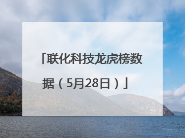 联化科技龙虎榜数据（5月28日）