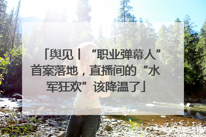 舆见丨“职业弹幕人”首案落地，直播间的“水军狂欢”该降温了