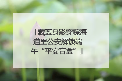 藏蓝身影穿粽海 道里公安解锁端午“平安盲盒”